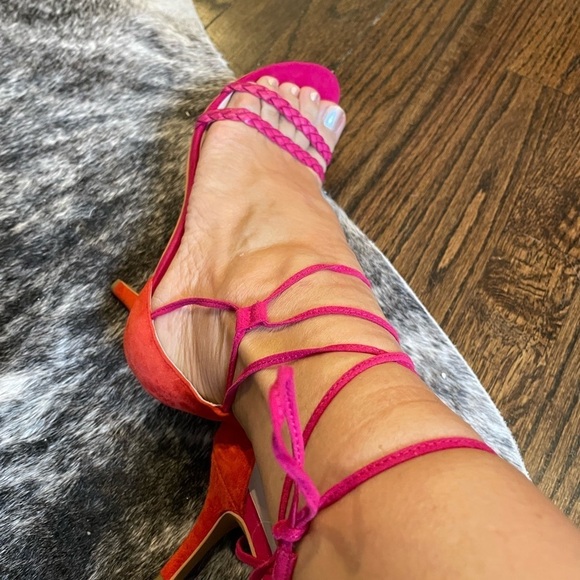 Anthropologie Lien Do Suede Heel Shoes - Picture 12 of 13